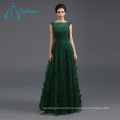 Sequined Beading Crystal Pleat Gowns Evening Dress Formal